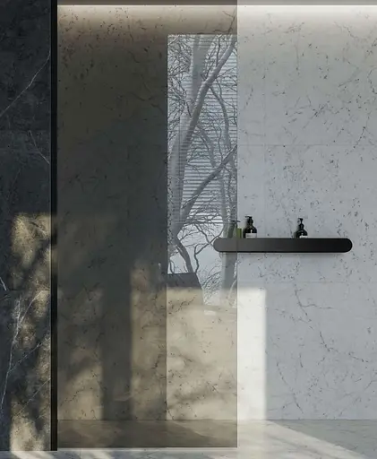 Полка для ванны Rea SF03 45 black matt REA-06006, Черный матовый - фото 2