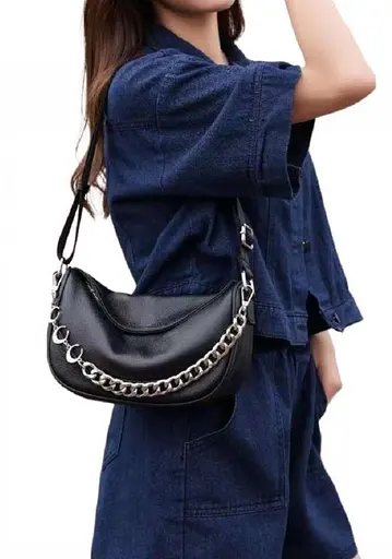 Кожаное женское кросбоди UnaBorsetta sum0027104 - фото 7