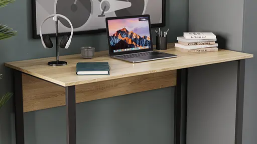 Комп'ютерний стіл Ferrum-decor Курт 75x140x70 чорний ДСП Дуб Сонома 16мм (FRD-103943) - фото 3