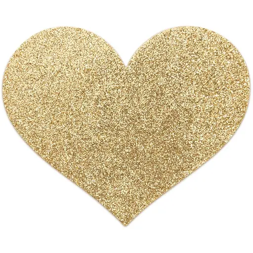 Пестіс-стикини Bijoux Indiscrets Flash Heart Gold наклейки на соски One size - фото 2