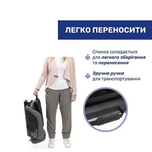 Автокрісло Chicco Fold&Go S i-Size сірий (87117.26) - фото 5