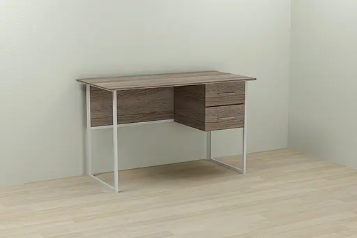 Компьютерный стол Ferrum-decor Таккота 75x140x70 белый ДСП Дуб Сонома Труфель 16мм (FRD-102128) - фото 4