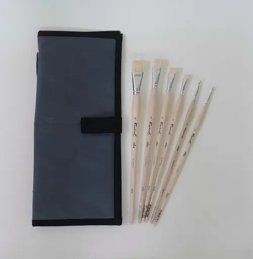 Набор кистей для масла Raphael Oleo, 6 шт, в пенале - фото 4