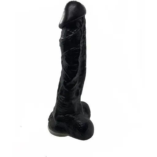 Крафтовое мыло-член с присоской Чистий Кайф Black Size XL