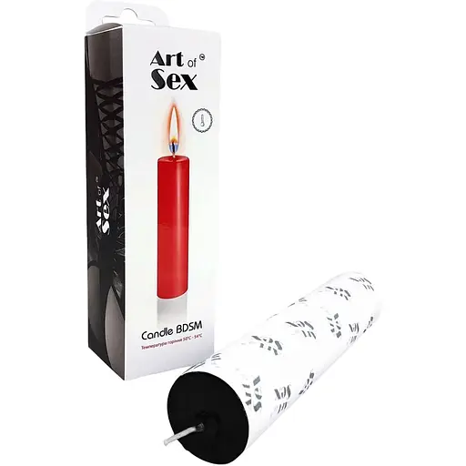 Черная восковая свеча Art of Sex Size M 15 см