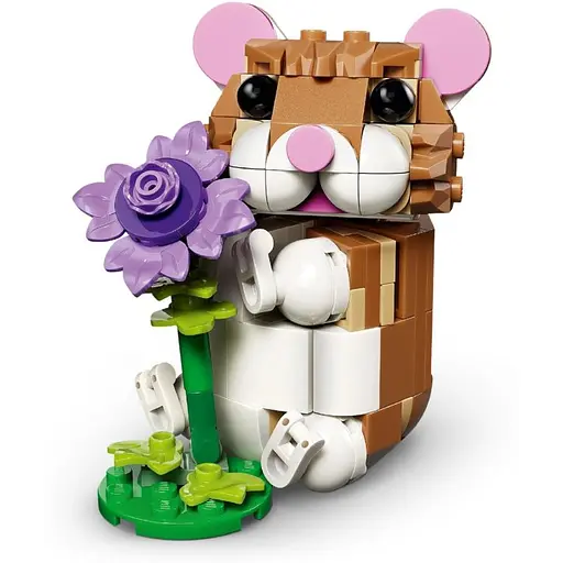 Конструктор LEGO Creator Чарівний хом'як з квіткою 166 деталей (31376) - фото 3