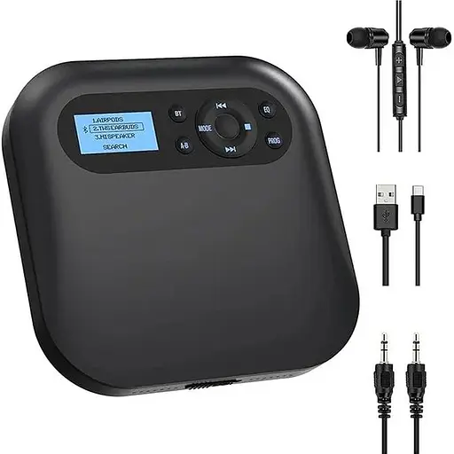 Портативный CD-проигрыватель DESOBRY CD5196B Black