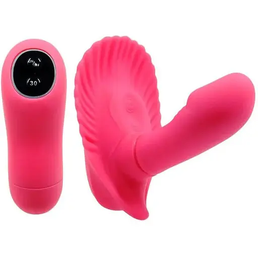 Вібратор Pretty Love Fancy Clamshell 10 см рожевий