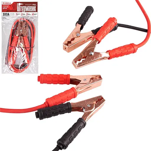 Прикуриватель Штурмовик 300А 2.5м (ПП-30025-Ш) - фото 3