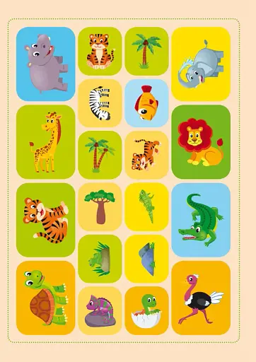 Школа креативного дозвілля. Африка. 40 наліпок - фото 5