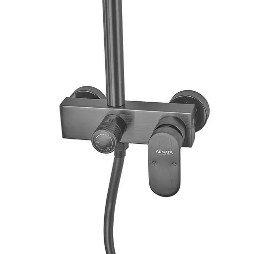 Душова система з алюмінію Armata BCD-009-J 3 режими graphite CH6558, Графіт - фото 7