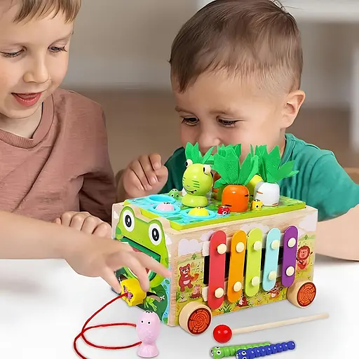 Деревянный развивающий центр MD 0729 развитие моторики, логики, концентрация - фото 2