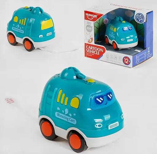 Машинка HE 0537-6 "Поливальная машина", звук, свет, в коробке (6900048090084) - фото 2