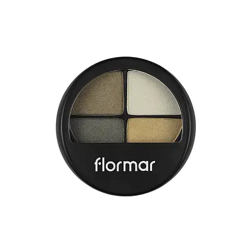 Палетка теней для век Flormar Quartet Eye Shadow, тон 403 (Green Garden), 12 г (8000019545076) - фото 1