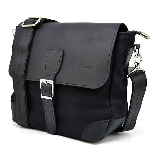 Чоловіча шкіряна сумка TARWA 25х26х8.5 см sum0025455 - фото 1