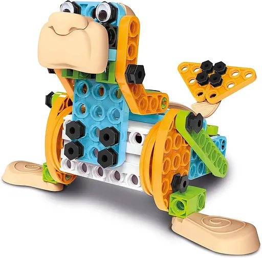 Інтерактивний конструктор 5 в 1 Лабораторія механіки Смішні тварини - Clementoni 50326 - фото 4