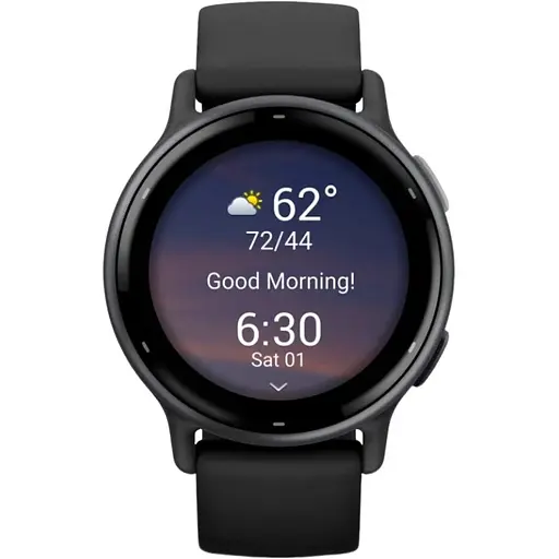 Смарт-часы Garmin vivoactive 5 Slate Aluminum Bezel with Black Case and Silicone Band (010-02862-10) - фото 4