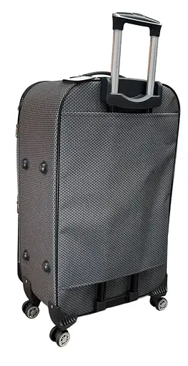 Валіза Тканинна (Impertex) Велика (L) Водонепроникна на 4 Подвійних Колесах 120 л Розширенням TK003-L - фото 2