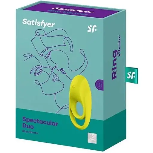 Подвійне ерекційне кільце з вібрацією Satisfyer Spectacular Duo - фото 3