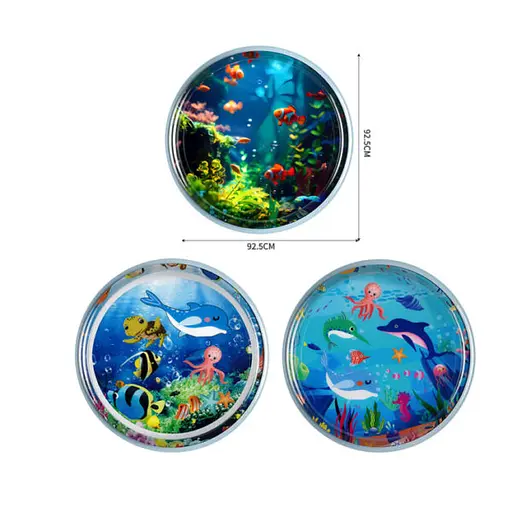 Водний килимок з  рибками м'якими бортиками 92,5 см в коробці - фото 2