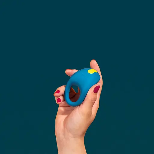 Эрекционное кольцо Romp Juke, 8 см (синий) - фото 5