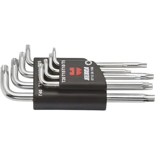 Набір ключів Wurth Г-подібних Torx ТХ9-40, 8 шт. Zebra (арт. 071536 100) - фото 1