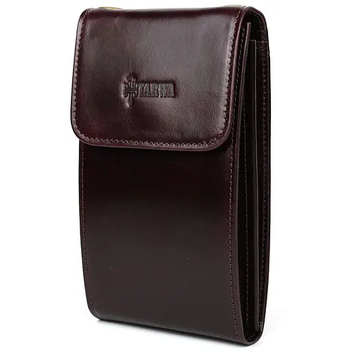 Шкіряна сумка-чохол для телефону Tarwa 18.5х10.5х3.5 см sum0028479 - фото 3