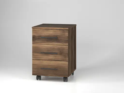 Тумба мобільна ОП-401 Orange-Line 406х423х584 Дуб Бароко рістретто - фото 2