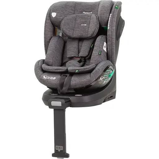 Автокрісло Carrello Meteorit CRL-16001 Marble Grey з поворотом, опорною стійкою