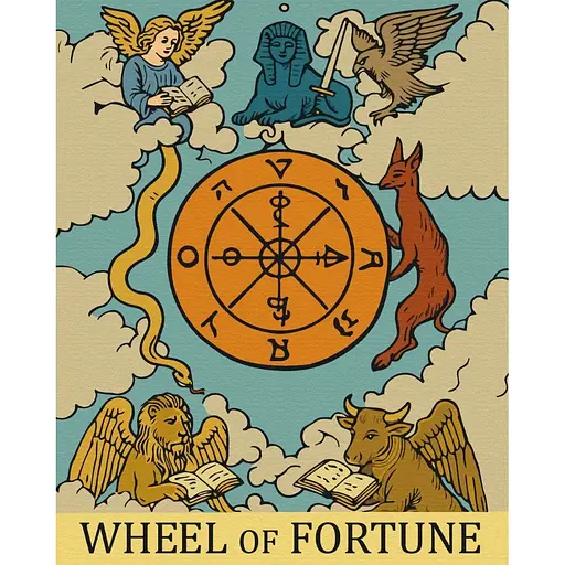 Картина за номерами на підрамнику Brushme Колесо фортуни