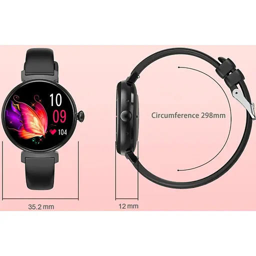 Годинник Oukitel BT30 Black with black and green belt - фото 5