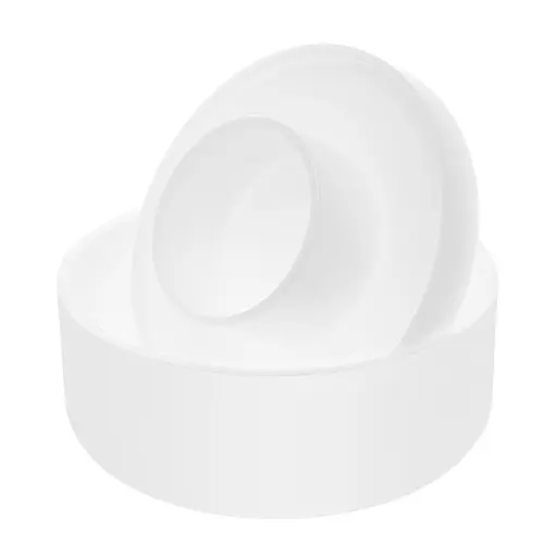 Форма для виготовлення твердого та м'якого сиру з поршнем важка Ø 22 см на 2.3 кг сиру, Kitchette Білий 85132 - фото 1