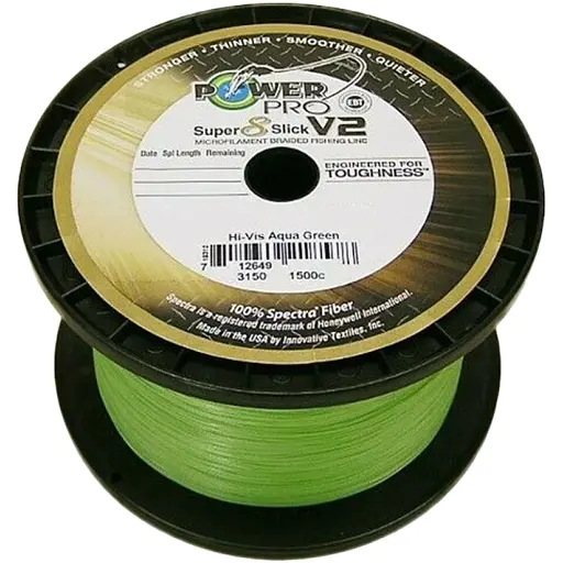 Шнур Power Pro Super 8 Slick V2 (Aqua Green) 2740 м 0.28 мм 44 lb/20.0 кг