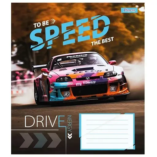 Зошит учнівський "Speed the best" 1 Вересня 767283 24 аркушів Різнокольоровий - фото 1