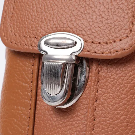 Чоловіча сумка на пояс на два відділення з натуральної шкіри Vintage 10х17х4 см sum0026995 - фото 5