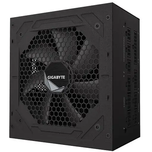 Блок питания 850 Вт, Gigabyte UD850GM, Black, модульный, 120 мм, PFC, 80 Plus Gold, MB: 20+4 pin, CPU: 2 x 4+4 pin, VGA: 4 x 6+2 pin, 3xMolex/1xFDD/8xSATA, Зах. OVP/OPP/SCP/UVP/OCP/OTP (GP-UD850GM)