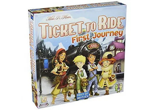 Настільна гра Days of Wonder Квиток на поїзд: Перша мандрівка (Європа) (Ticket to Ride: First Journey (Europe)) (англ.) (DOW720027)