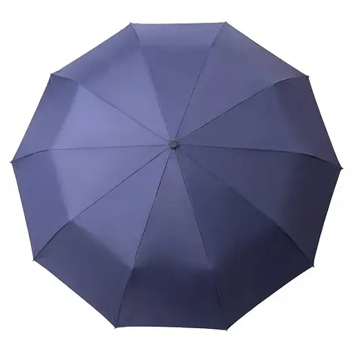 Зонтик Yiwu HP-23-8BL автоматический складной 116 см с деревянной ручкой синий - фото 2