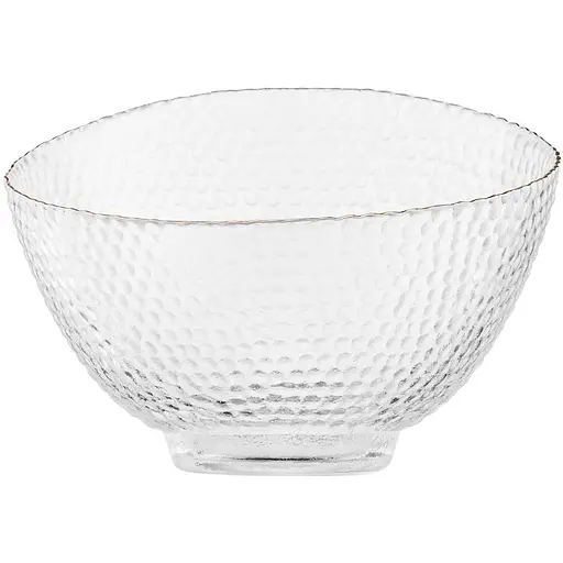 Салатник скляний Ardesto 18 см Commelina прозорий AR5016