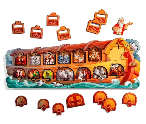 Дерев'яний пазл-вкладка Ubee Ноїв ковчег (ПСД275)
