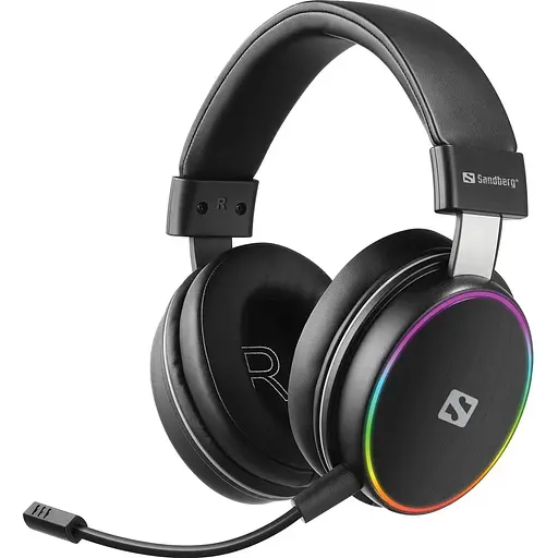 Игровая гарнитура Sandberg HeroBlaster Bluetooth Led Headset Black