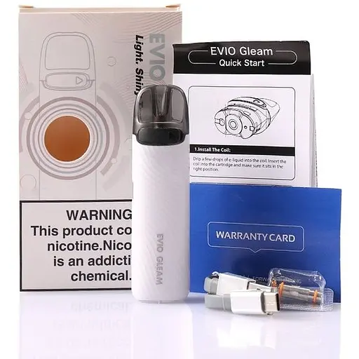 Под-система электронная сигарета Joyetech EVIO Gleam Pod System 900mAh 2ml White (15118) - фото 3