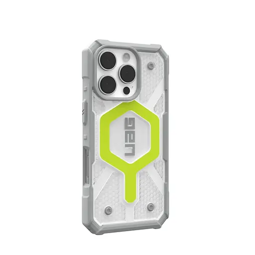 Чехол-накладка Urban Armor Gear Magsafe для Apple iPhone 16 Pro Pathfinder Active Neon (114464118181) - фото 2