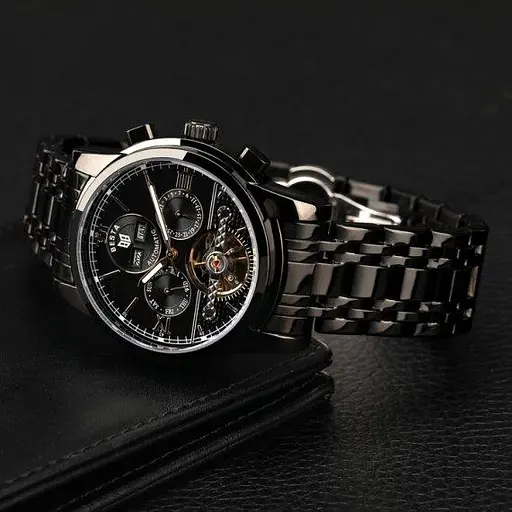 Часы мужские наручные Besta Classic (Черный) - фото 4