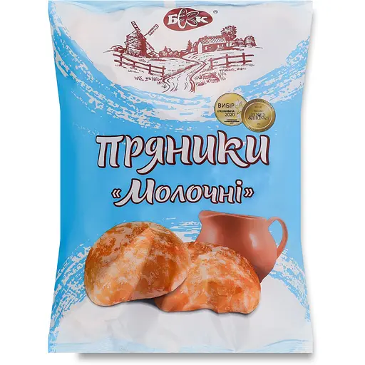 Пряники БКК Молочні 4.56 кг (12 х 0.38 кг)