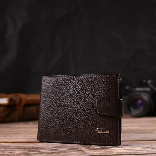 Мужской кожаный кошелек Canpellini 12.2х9.5х2 см acs0025583 - фото 6