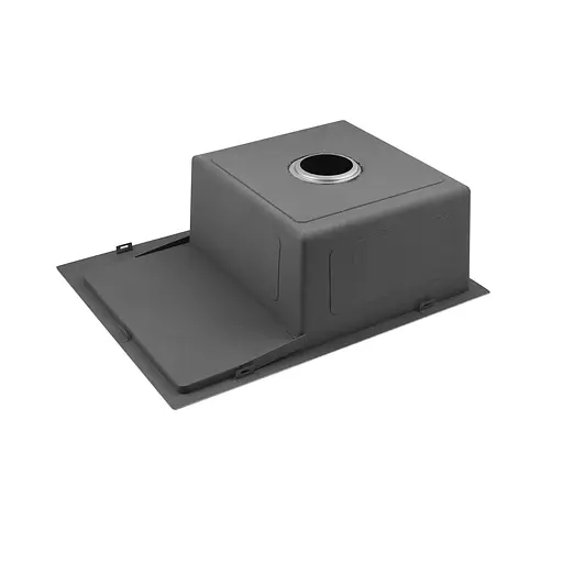 Кухонна мийка Kroner KRP Schwarze - 6350LHM PVD (3.0/1.0 мм) CV031322, Чорний - фото 6