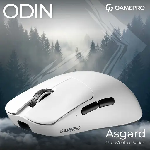 Миша GamePro Asgard Odin 8K Wireless White (GM035W) [140407] - фото 6