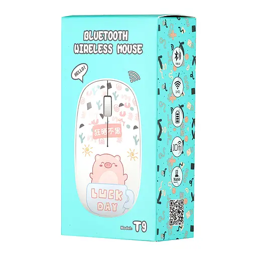 Комп'ютерна миша Zerodate T9 Білий - фото 2