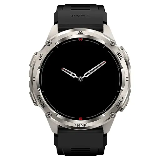 Розумні тактичні смарт-годинник Kospet Tank T3 Ultra 2 модуль GPS Silver (18654) - фото 7